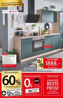 Küchenmöbel im Zurbrüggen Prospekt "Deutschlands schärfster Küchenpreis!" mit 14 Seiten (Herne)