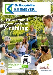 Aktueller Orthopädie Kormeyer GmbH Sanitätshaus Prospekt in Versmold und Umgebung, "Fit und mobil durch den Frühling" mit 6 Seiten, 13.03.2025 - 31.05.2025