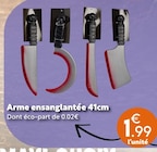 Maxi Bazar Hazebrouck - Promo Arme ensanglantée 41cm Promo Arme ensanglantée 41cm à 1,99 € dans le catalogue Maxi Bazar à Hazebrouck