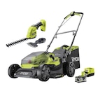 Kit tondeuse à batterie + cisaille "RY18LMX37AGSA-150" dans le catalogue Jardiland