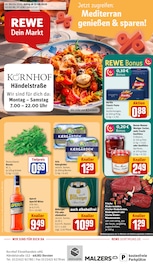 Bier im REWE Prospekt in Dorsten Aktueller REWE Prospekt mit Bier, "Dein Markt", Seite 1