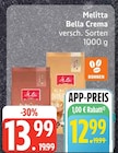 Bella Crema von Melitta für 12,99 € bei EDEKA im Angebot Bella Crema von Melitta im aktuellen EDEKA Prospekt
