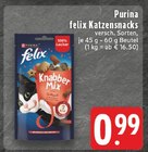 Aktuelles felix Katzensnacks Angebot bei E center in Wuppertal ab 0,99 €