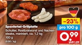Aktuelles Spanferkel-Grillplatte Angebot bei Netto Marken-Discount in Remscheid ab 0,99 €