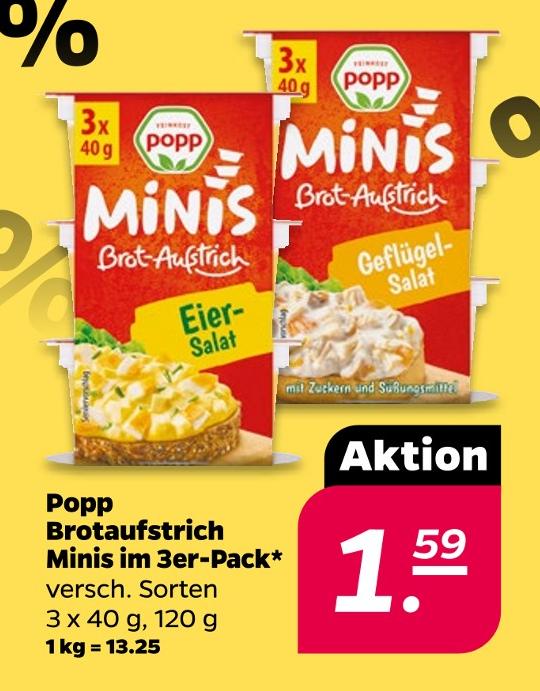 Brotaufstrich Minis im 3er-Pack