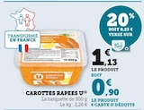 Carottes râpées - U en promo chez Super U Carottes râpées - U dans le catalogue Super U