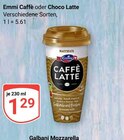 Aktuelle Mozzarella Angebote bei GLOBUS in Duisburg Aktuelles Caffè oder Choco Latte Angebot bei GLOBUS in Duisburg ab 1,29 €