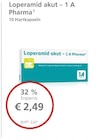 LINDA - Loperamid akut – 1 A Angebot im Prospekt Loperamid akut – 1 A bei LINDA im Prospekt "" für 2,49 €