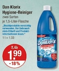 Hygiene-Reiniger von Dan Klorix im aktuellen V-Markt Prospekt für 1,99 €