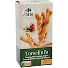 Biscuits apéritifs feuilletés Torselini's - CARREFOUR EXTRA en promo chez Carrefour Toulouse à 1,59 €