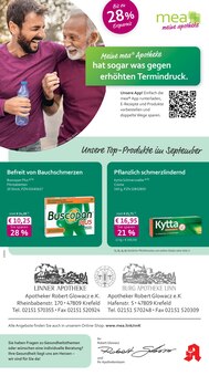 Aktueller mea - meine apotheke Prospekt "Unsere September-Angebote" für Krefeld Aktueller mea - meine apotheke Prospekt für Krefeld mit Seiten