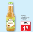 Frühstücksdrink im Angebot bei Marktkauf in Ludwigsburg Frühstücksdrink Angebote von Valensina bei Marktkauf Ludwigsburg für 1,79 €