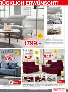 Ecksofa im Möbelzentrum Pforzheim Prospekt "Unschlagbare Preise" mit 20 Seiten (Stuttgart)