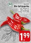 Aktuelle Paprika Angebote bei EDEKA in Krefeld Aktuelles Bio-Spitzpaprika Angebot bei EDEKA in Krefeld ab 1,99 €