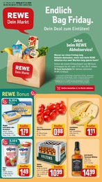 REWE Prospekt "Dein Markt" für Hamburg, 30 Seiten, 17.11.2025 - 22.11.2025