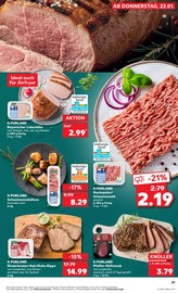 Schweinefilet im Kaufland Prospekt in Hameln Aktueller Kaufland Prospekt mit Schweinefilet, "Aktuelle Angebote", Seite 21