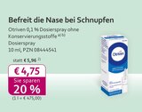 mea - meine apotheke - Otriven 0,1 % Dosierspray ohne Konservierungsstoffe Angebot im Prospekt Otriven 0,1 % Dosierspray ohne Konservierungsstoffe bei mea - meine apotheke im Prospekt "" für 4,75 €