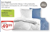 Karo-Steppbett im aktuellen GLOBUS Prospekt