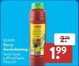 Curry-Gewürzketchup von DELIKATO im aktuellen ALDI SÜD Prospekt für 1,99 €
