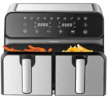 Netto Marken-Discount Retzow - Dual-Heißluftfritteuse 3in1 Angebot im Prospekt Dual-Heißluftfritteuse 3in1 bei Netto Marken-Discount im Retzow Prospekt für 69,99 €