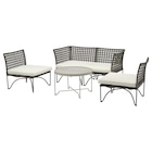 4er-Sitzgruppe/außen dunkelgrau/Kuddarna beige Angebote von JUTHOLMEN bei IKEA Reutlingen für 431,99 €