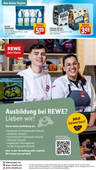 Wasser im aktuellen REWE Prospekt (Dortmund) Wasser im REWE Prospekt "Dein Markt" mit 32 Seiten (Dortmund)