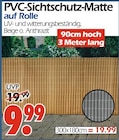 PVC-Sichtschutz-Matte Angebote bei Wreesmann Cottbus für 9,99 €