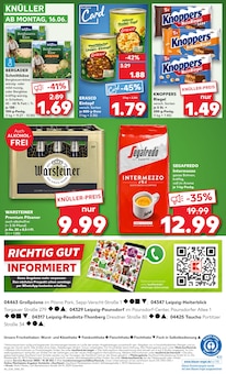 Warsteiner im aktuellen Kaufland Prospekt (Leipzig) Warsteiner im Kaufland Prospekt "Aktuelle Angebote" mit 54 Seiten (Leipzig)