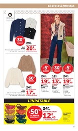 Prix et réduction Banane dans le prospectus Super U en cours Offre Banane dans le catalogue Super U du moment à la page 5