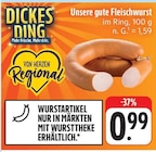 nah und gut - Fleischwurst im Ring Angebot im Prospekt Fleischwurst im Ring bei nah und gut im Prospekt "" für 0,99 €