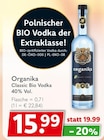 Aktuelles Classic Bio Vodka 40% Vol. Angebot bei Getränkeland in Lübeck ab 15,99 €