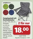 Campingstuhl mit Getränkehalter Angebote bei combi Melle für 18,00 €