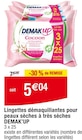 Lingettes démaquillantes pour peaux sèches à très sèches - DEMAK'UP en promo chez Carrefour Caen à 5,04 €