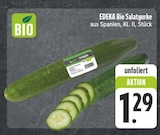 Bio Salatgurke bei E center im Rehau Prospekt für 1,29 €