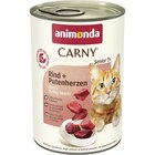 Animonda Cat Dose Carny Senior Rind & Putenherzen 400 g bei Zookauf im Ansbach Prospekt für 1,99 €
