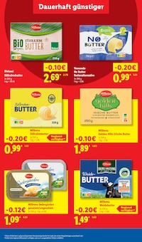 Butter im Lidl Prospekt "Der Preisführer macht Deutschland dauerhaft günstiger!" mit 26 Seiten (Mönchengladbach)