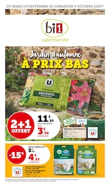 Catalogue Bi1 à Bourbon-Lancy cette semaine, valable du 23/09/2025 au 05/10/2025 Prospectus Bi1 à Bourbon-Lancy, "Jardin d'automne À PRIX BAS", 6 pages de promos valables du 23/09/2025 au 05/10/2025