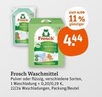 Waschmittel Angebote von Frosch bei tegut Stuttgart für 4,44 €