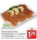 Puten-Cordon-bleu Angebote von Pfälzer Spezialitäten bei EDEKA Pirmasens für 1,29 €