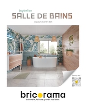 Prospectus Bricolage Bricorama en cours à Gournay-sur-Marne et alentours, "Inspiration SALLE DE BAINS", 21 pages, 27/10/2025 - 07/12/2025 Catalogue Bricolage Bricorama en cours à Gournay-sur-Marne et alentours, "Inspiration SALLE DE BAINS", 21 pages, 27/10/2025 - 07/12/2025
