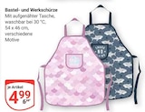 Aktuelles Bastel- und Werkschürze Angebot bei GLOBUS in Duisburg ab 4,99 €