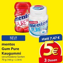 mentos Gum Pure Kaugummi bei famila Nordost in Detmold mentos Gum Pure Kaugummi im Angebot bei famila Nordost Detmold für 5,00 €