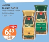 Instant Kaffee Gold von Jacobs im aktuellen V-Markt Prospekt für 6,49 €