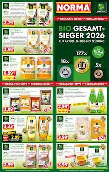 Norma Prospekt der Woche "Mehr fürs Geld" Seite 2, 16.02.2026 bis 21.02.2026 für Kempten Aktueller Norma Prospekt "Mehr fürs Geld" Seite 2 von 20 Seiten für Kempten