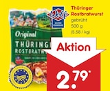 Aktuelle Bratwurst Angebote bei Netto Marken-Discount in Oberhausen Aktuelles Thüringer Rostbratwurst Angebot bei Netto Marken-Discount in Oberhausen ab 2,79 €