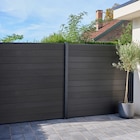 Lot 3 lames clôture composite "neva" en promo chez Brico Dépôt Lot 3 lames clôture composite "neva" dans le catalogue Brico Dépôt