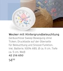Aktuelles Wecker mit Hintergrundbeleuchtung Angebot bei Tchibo in Essen ab 14,99 €