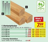 Vierkantpfosten im Angebot bei toom Baumarkt in Nettetal Vierkantpfosten Angebote bei toom Baumarkt Nettetal für 4,49 €