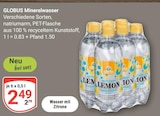 Mineralwasser Angebote von Globus bei GLOBUS Erfurt für 2,49 €
