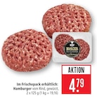 Marktkauf Pfullingen - Hamburger vom Rind, gewürzt Angebot im Prospekt Hamburger vom Rind, gewürzt bei Marktkauf im Pfullingen Prospekt für 4,79 €